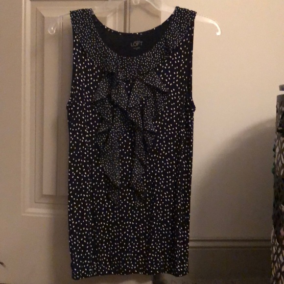 ann taylor loft sleeveless blouse